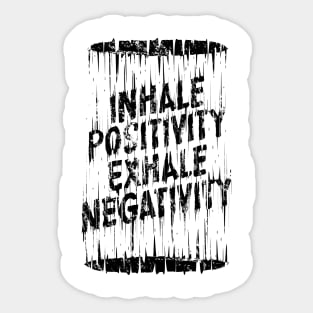 Inhale Exhale Sticker